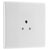 BG 828 White Nexus Moulded Single Round Pin Unswitched 2A Socket