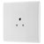 BG 828 White Nexus Moulded Single Round Pin Unswitched 2A Socket