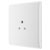 BG 828 White Nexus Moulded Single Round Pin Unswitched 2A Socket