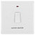BG 833WH White Nexus Moulded Single Water Heater Switch 20A Indicator + Flex