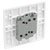 BG 842 White Nexus Moulded Double Switch, 20A 16AX 2 Way