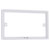 BG 818 White Nexus Moulded 2 Gang, 10mm Rectangular Spacer