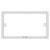BG 818 White Nexus Moulded 2 Gang, 10mm Rectangular Spacer