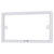 BG 818 White Nexus Moulded 2 Gang, 10mm Rectangular Spacer