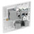 BG 899 White Nexus Moulded Single Round Pin Switched 15A Socket
