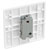 BG 811 White Nexus Moulded Rounded Edge Single Switch, 20A 16AX 1 Way