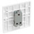 BG 812 White Nexus Moulded Single Switch, 20A 16AX 2 Way