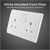 BG 822DP White Nexus Moulded Double Switched 13A Power Socket Double Pole