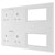 BG 8222EM8 White Nexus Moulded Combination Plate 2 X Double 13A Sw Socket 8 Mod