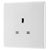 BG 823 White Nexus Moulded Single Unswitched 13A Power Socket