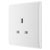 BG 823 White Nexus Moulded Single Unswitched 13A Power Socket