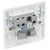 BG 823 White Nexus Moulded Single Unswitched 13A Power Socket