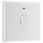 BG 857 White Nexus Moulded Unswitched 13A Fused Connection Unit Indicator & Flex