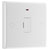 BG 857 White Nexus Moulded Unswitched 13A Fused Connection Unit Indicator & Flex