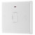 BG 857 White Nexus Moulded Unswitched 13A Fused Connection Unit Indicator & Flex