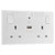 BG 822UWR White Nexus Double Switched 13A Power Socket - Wifi Extender + USB