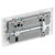 BG 822UAC22 White Nexus Moulded Double Switched 13A Power Socket - USB Charging