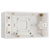 BG 878 White Nexus Moulded 2 Gang Surface Box, 50mm