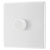 BG 881 White Nexus Moulded 200W Single Dimmer Switch 2-Way Push On/Off