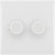 BG 882 White Nexus Moulded 200W Double Dimmer Switch 2-Way Push On/Off