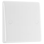 BG 858 White Nexus Moulded Single 25A Flex Outlet Plate