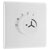 BG 887 White Nexus Moulded Single Fan Controller Switch 4 Speed 1 Way Rotary