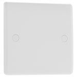 BG 894 White Nexus Moulded 1 Gang Blank Plate