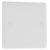 BG 894 White Nexus Moulded 1 Gang Blank Plate
