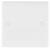 BG 894 White Nexus Moulded 1 Gang Blank Plate