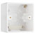 BG 877 White Nexus Moulded 1 Gang Surface Box, 50mm