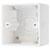 BG 877 White Nexus Moulded 1 Gang Surface Box, 50mm