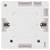 BG 877 White Nexus Moulded 1 Gang Surface Box, 50mm