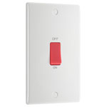 BG 873 White Nexus Moulded 45A Rectangular Cooker Control Unit