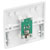 BG 860 White Nexus Moulded Single Socket For Tv Or Fm Co-AXial Aerial Connection