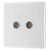 BG 861 White Nexus Moulded Double Socket For Tv Or Fm Co-AXial Aerial Connection