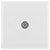 BG 862 White Nexus Moulded Single Isolated Socket TV Or FM Co-Axial Aerial