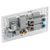 BG 870 White Nexus Moulded 45A Cooker Control Unit - Switched 13A Power Socket
