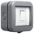 BG WPB14 IP55 Weatherproof IP55 Single Bell Push Switch, 10A
