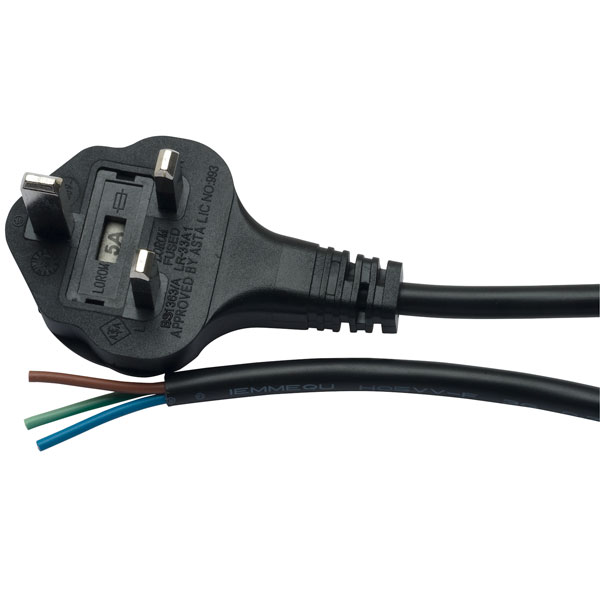 Truconnect 13 A Plug à IEC 1.8 m Cordon fondue 5 A 
