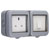BG WPB21 IP55 Weatherproof Switch & Socket Combination Unit