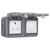 BG WPB21 IP55 Weatherproof Switch & Socket Combination Unit