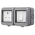 BG WPB21 IP55 Weatherproof Switch & Socket Combination Unit