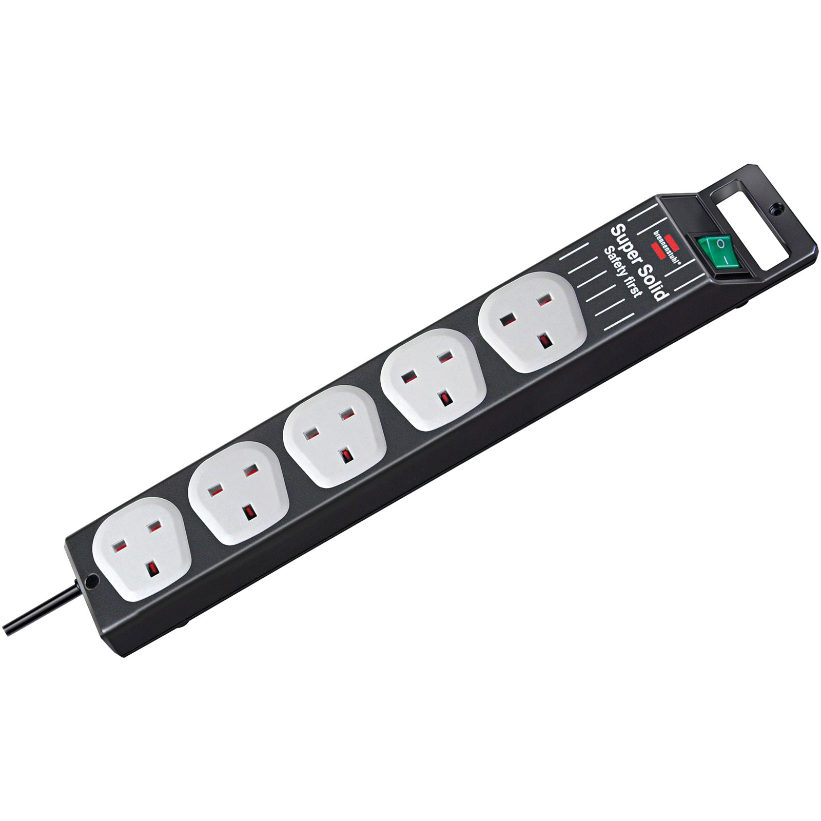 Brennenstuhl 1153343215 Super-Solid Line 5 Way Extension Socket 