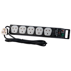 Brennenstuhl Premium-Line Extension Socket FB With Safety Fuse Button 8 Way 3m H05vv F3g15 Black With 13a Fuse Gb
