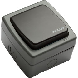 Timeguard TGVL03 Weathersafe Extreme 1 Gang Bell Push Switch