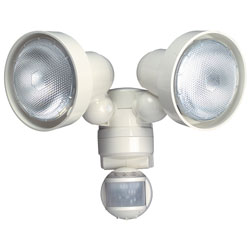 Timeguard MLWTS 150W Night Eye PIR Twin Spot Light White