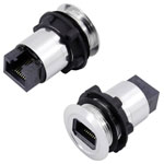 TruComponents 240013 RJsocket Socket, built-in Silver