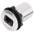 TruComponents 240013 RJsocket Socket, built-in Silver