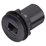 TruComponents 240014 RJsocket Socket, built-in Black