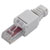 TruComponents 240017 RJ45 connector,Cat 6 Plug, straight No. of pins: 8 Grey